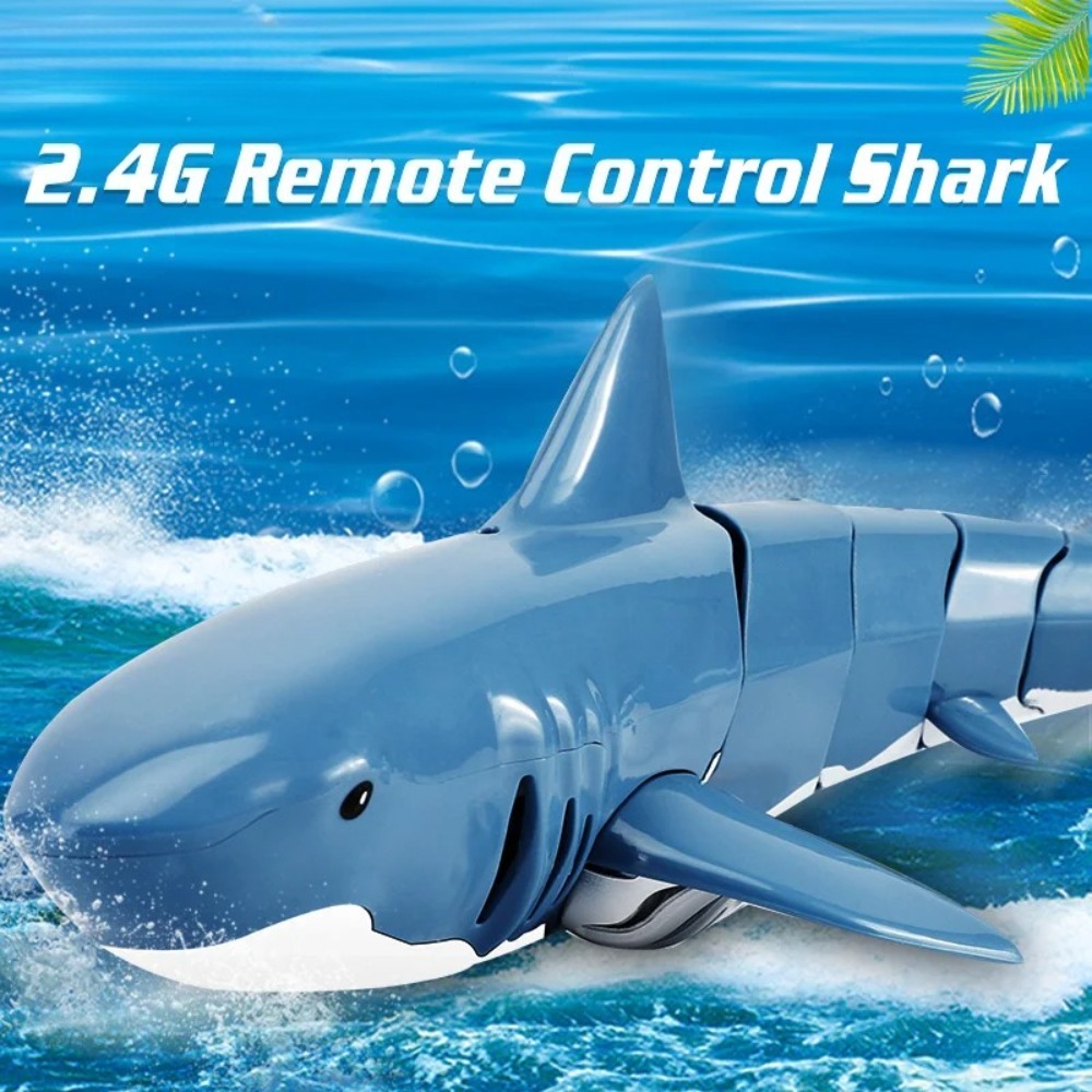 Kids Education Product - Brinquedo Novo: Barco Tubarão Elétrico Realista