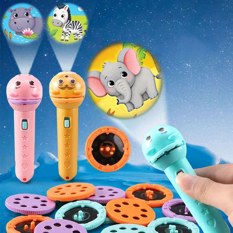Kids Education Story - Lanterna projetor para crianças bebê dormindo