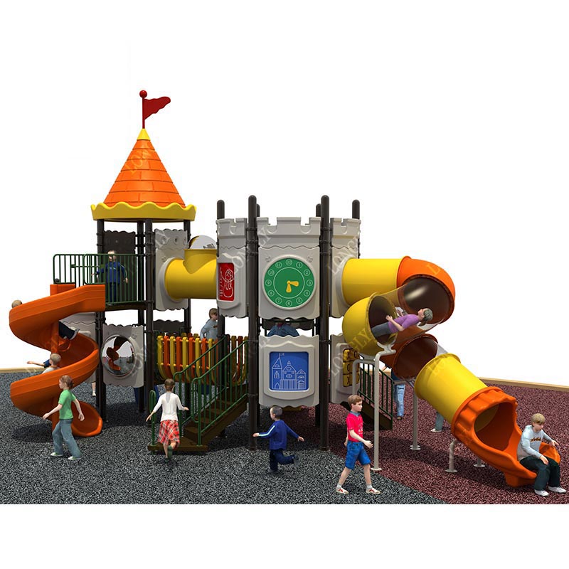 Kids Education Park - Escorregador Estilo Castelo para Crianças para