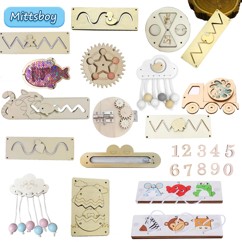 Kids Education Usa - Diy ocupado placa montessori brinquedos educativos