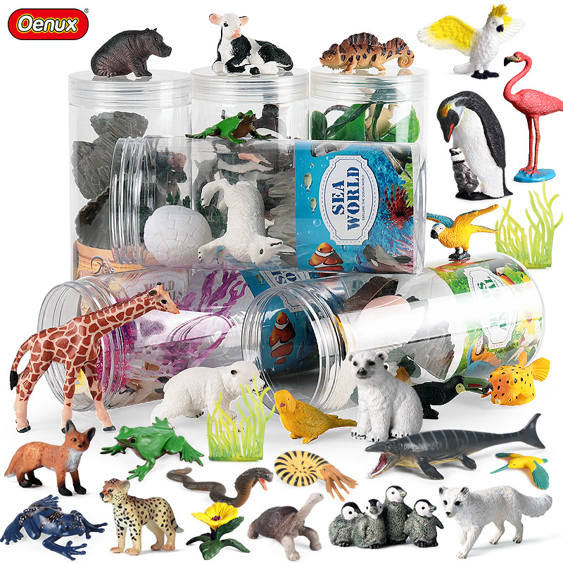 Kids Without Education - Oenux conjunto de animais em miniatura