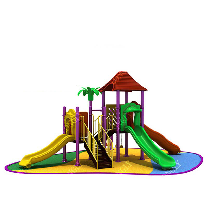 Kids Education Park - Escorregador Comercial de Plástico Estiloso para