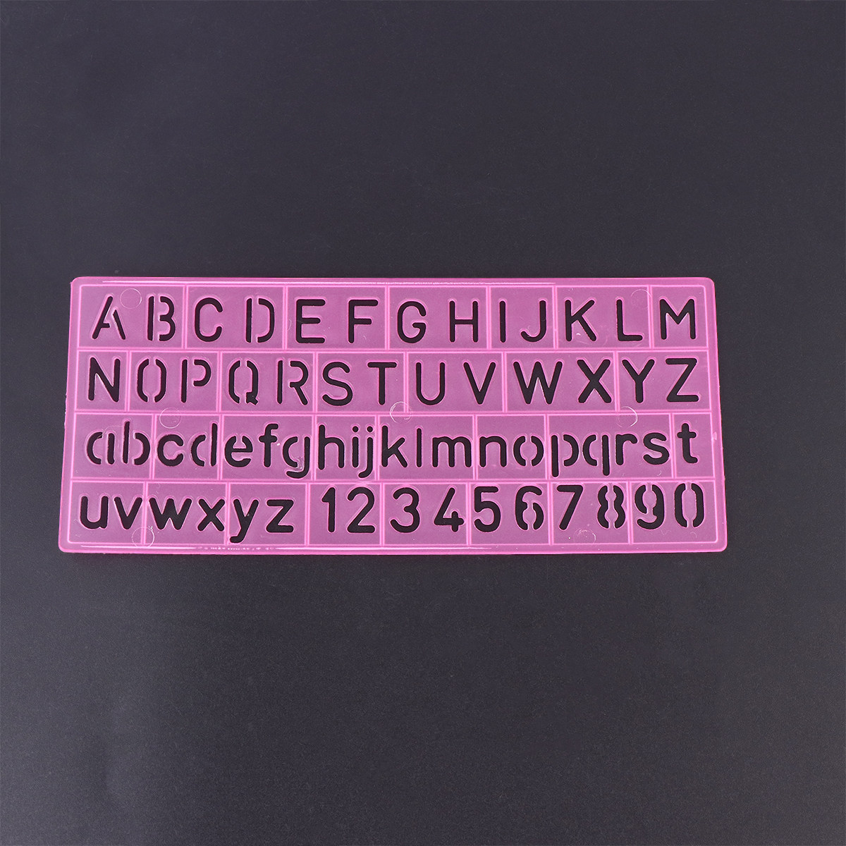 Kids Education Alphabet Numbers - 4 Peças de Réguas Plásticas para