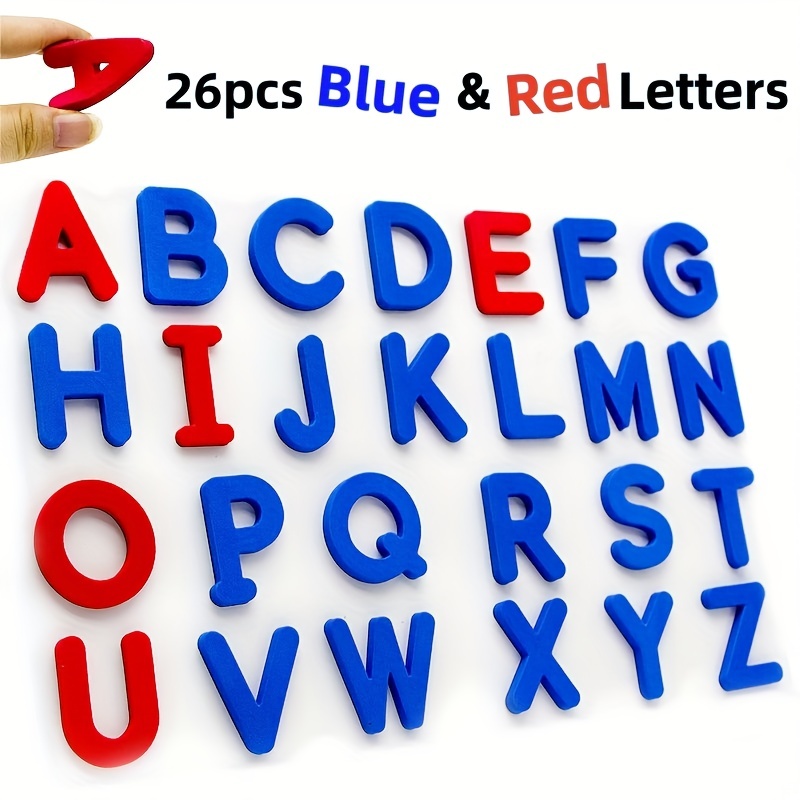 Kids Education Alphabet Numbers - Adesivos magnéticos de letras em inglês
