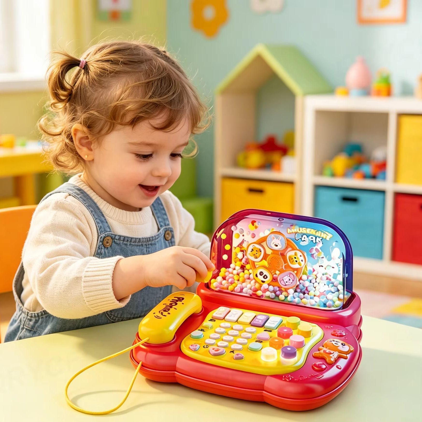 Kids Education Story - Brinquedo Educacional Infantil: Telefone de Simulação