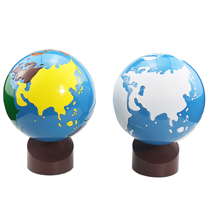 Educational Globe For Kids - Montessori geografia brinquedos globos geográficos globo