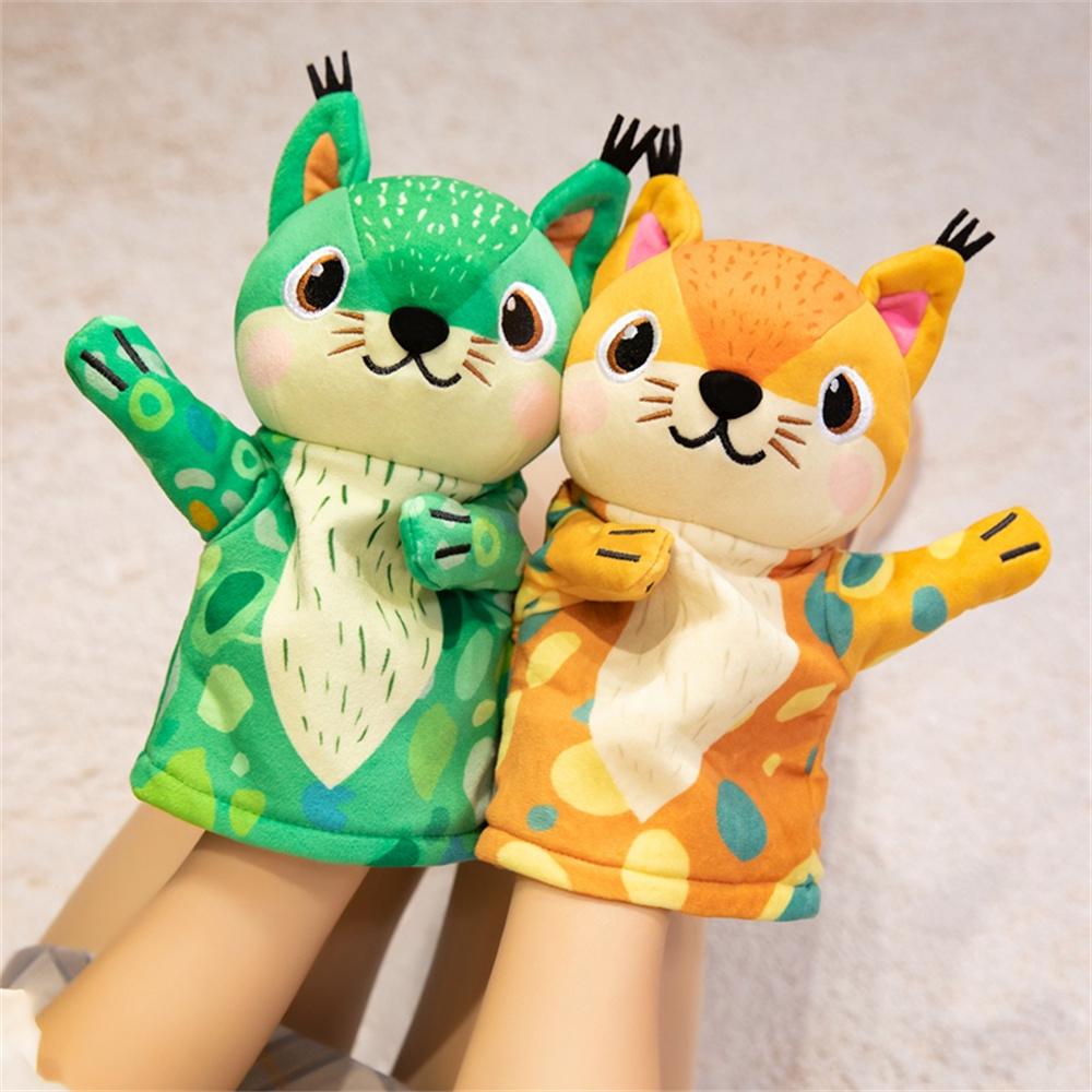 Kids Education Story - 28cm bonito esquilo mão fantoche brinquedo