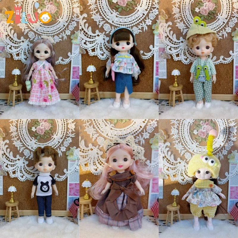 Kids Without Education - 16cm bjd boneca 1/8 moda bonecas