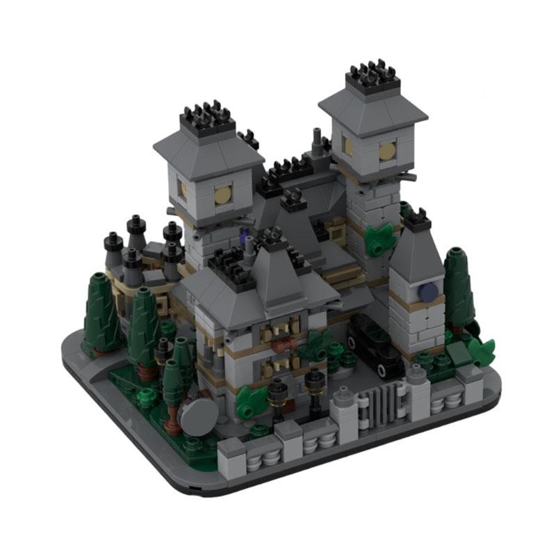Kids Education Academy - 873 peças MOC Arquitetura Nevermore Academy