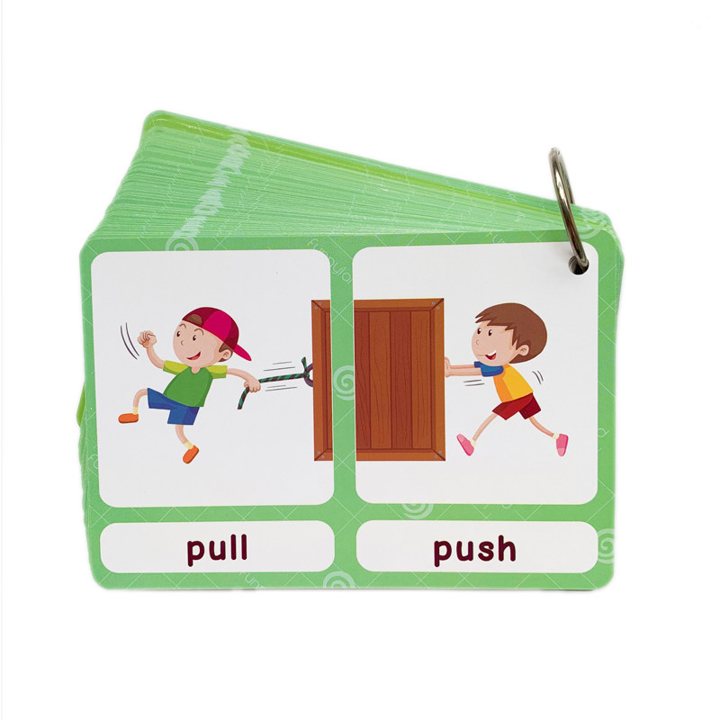 100 Cartões de Vocabulário em  - Kids Education Toys avaliação e preço
