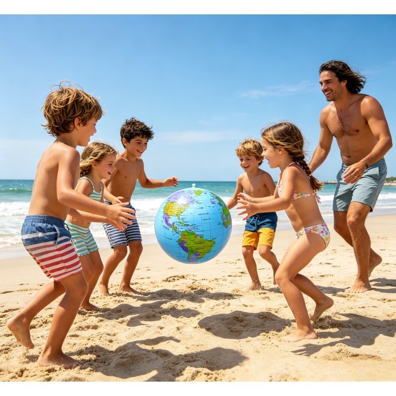 Bola de Praia Inflável de 16 P - Educational Globe For Kids avaliação e preço