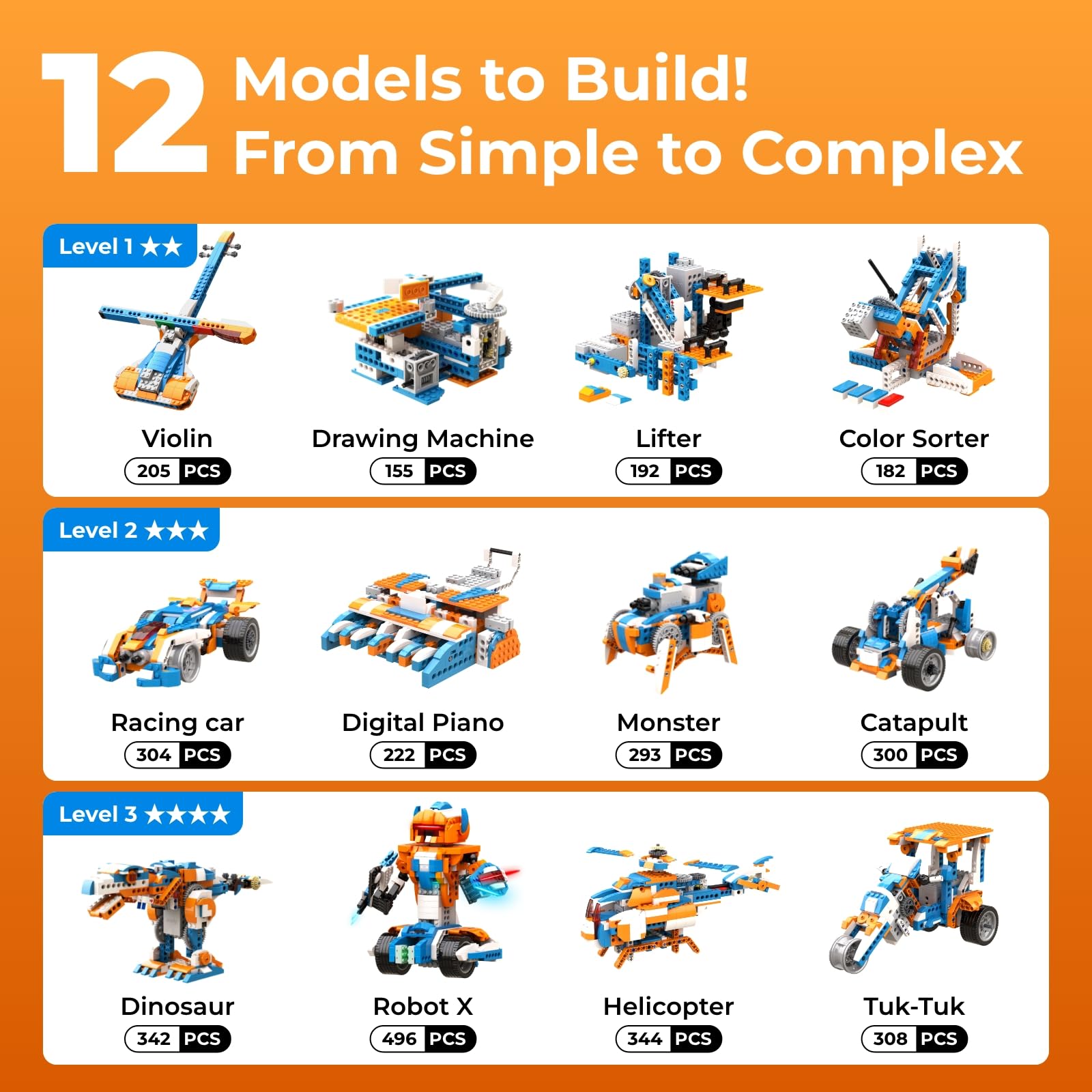 Kit de Construção Apitor Robot - Kids Education Free App avaliação e preço