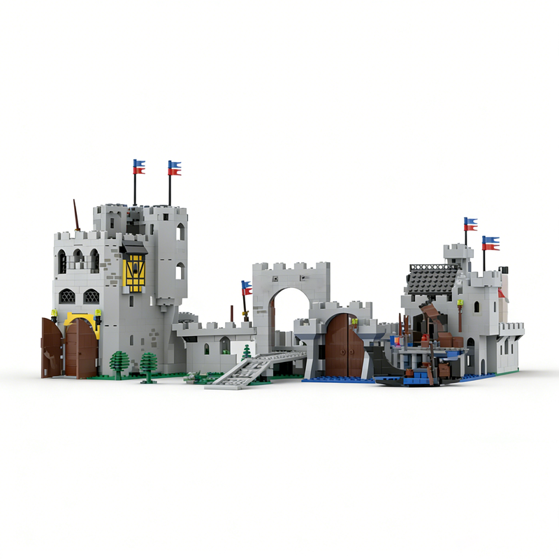 1534 peças MOC Castelo Clássic - Kingdom Kids Education avaliação e preço