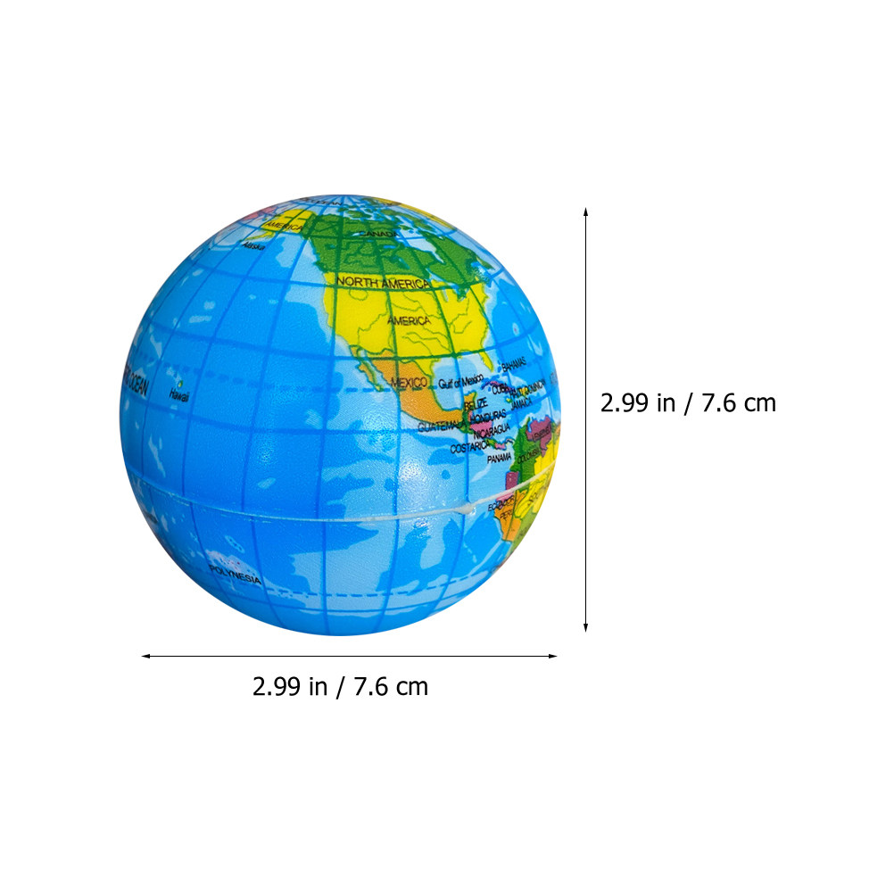 6 Bolas Anti-stress para Crian - Educational Globe For Kids avaliação e preço