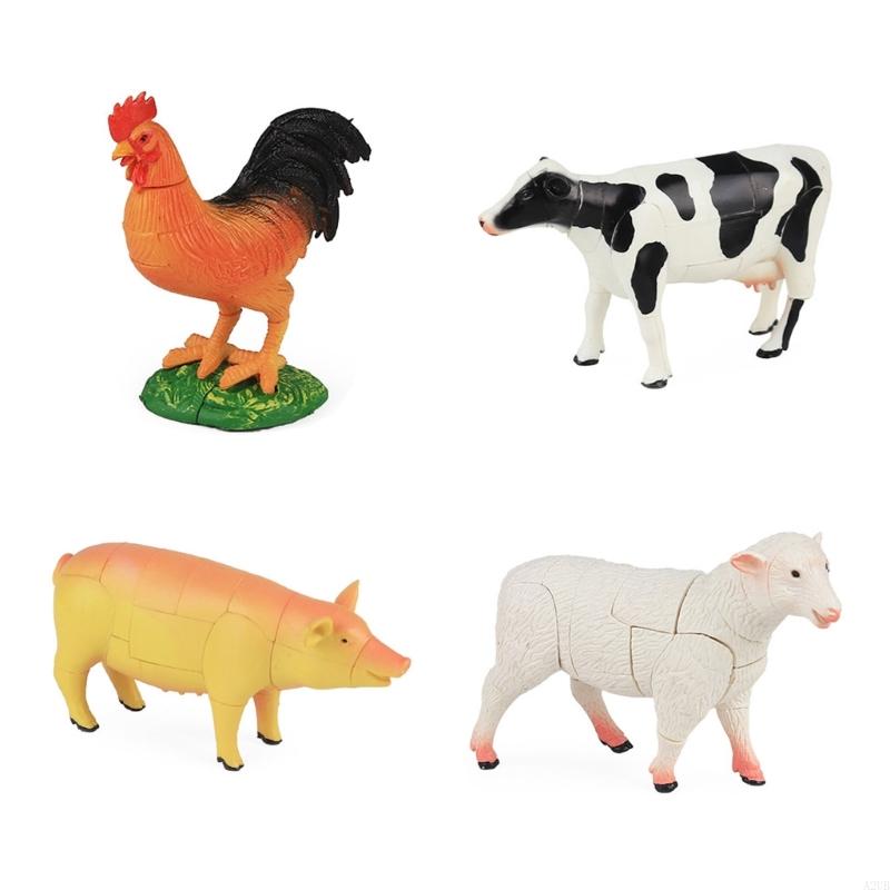 4d animal quebra-cabeça constr - Kids Education Usa avaliação e preço