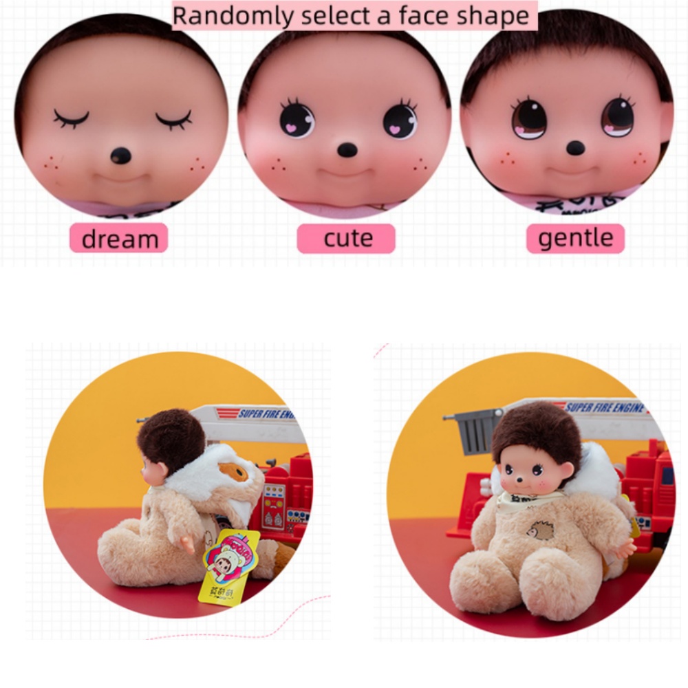 18cm mochich vinil rosto brinq - Online Educational Games For Kids avaliação e preço