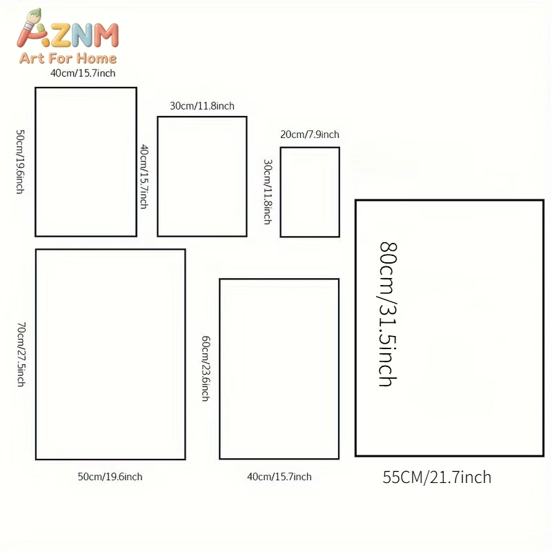 AZNM Quadro de Parede Educacio - Kids Education Alphabet Numbers avaliação e preço