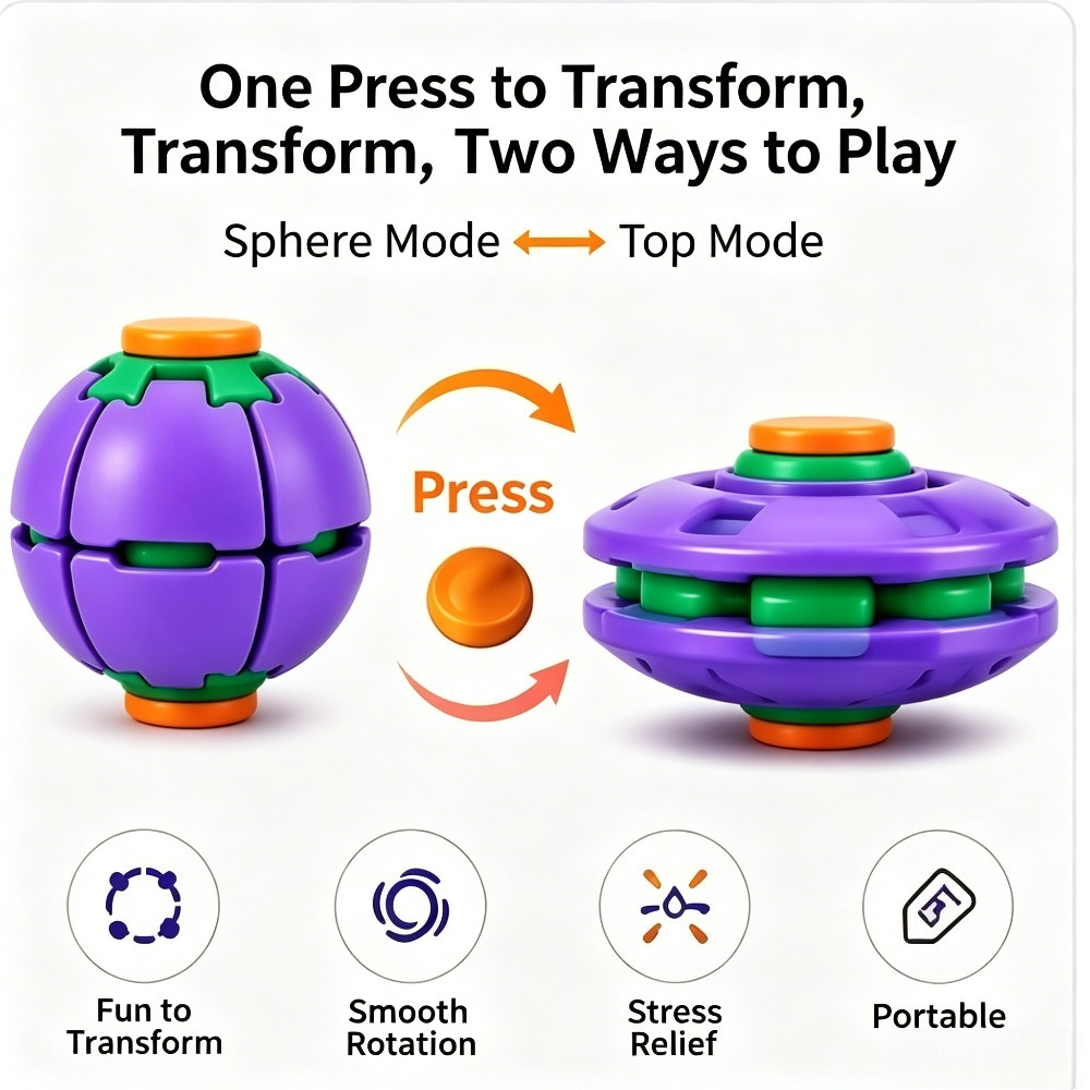 Bola Giratória Transformável A - Online Educational Games For Kids avaliação e preço