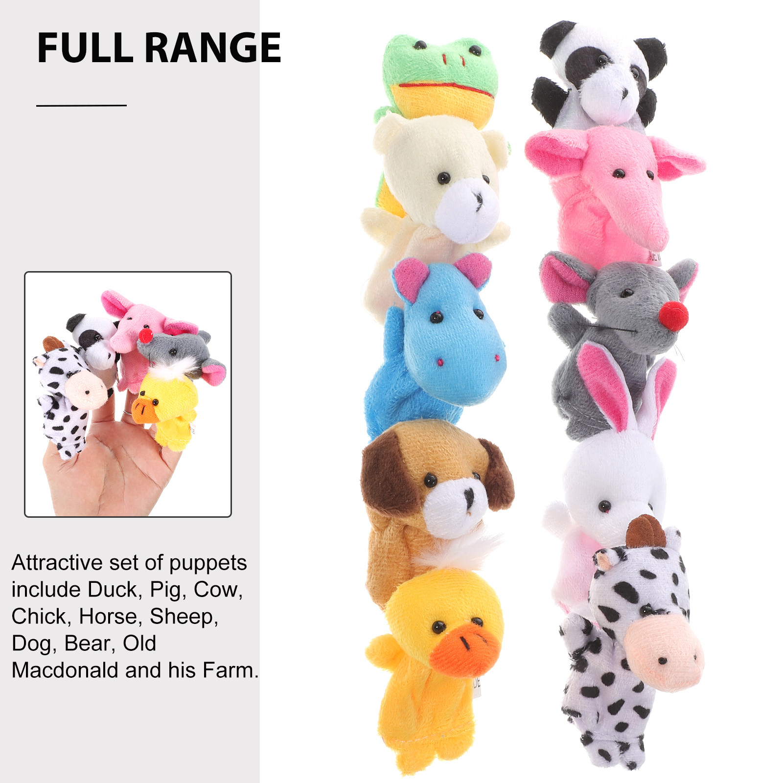 Conjunto de fantoches de dedo  - Kids Education Story avaliação e preço