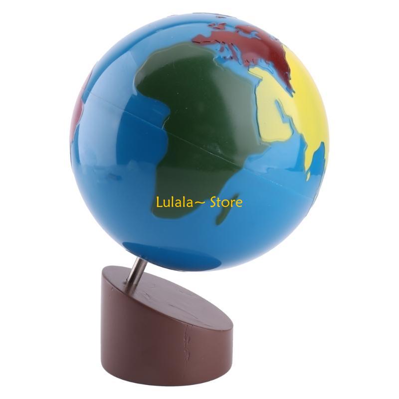 Y4QA Montessori Geografia Mate - Educational Globe For Kids avaliação e preço