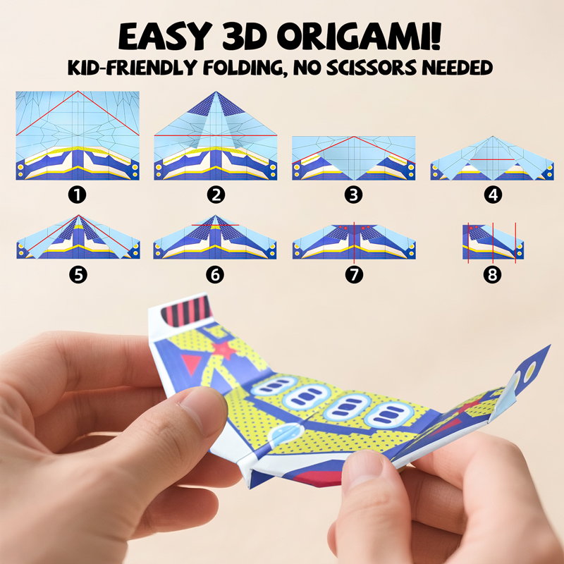 Kit de Origami para Aviões de  - Kids Education Things avaliação e preço