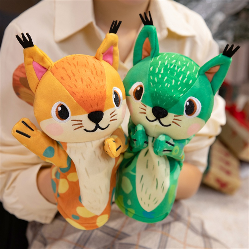28cm bonito esquilo mão fantoc - Kids Education Story avaliação e preço