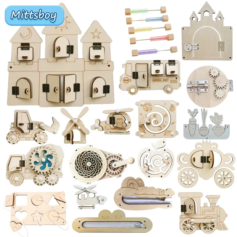 Montessori ocupado placa diy a - Kids Education Usa avaliação e preço